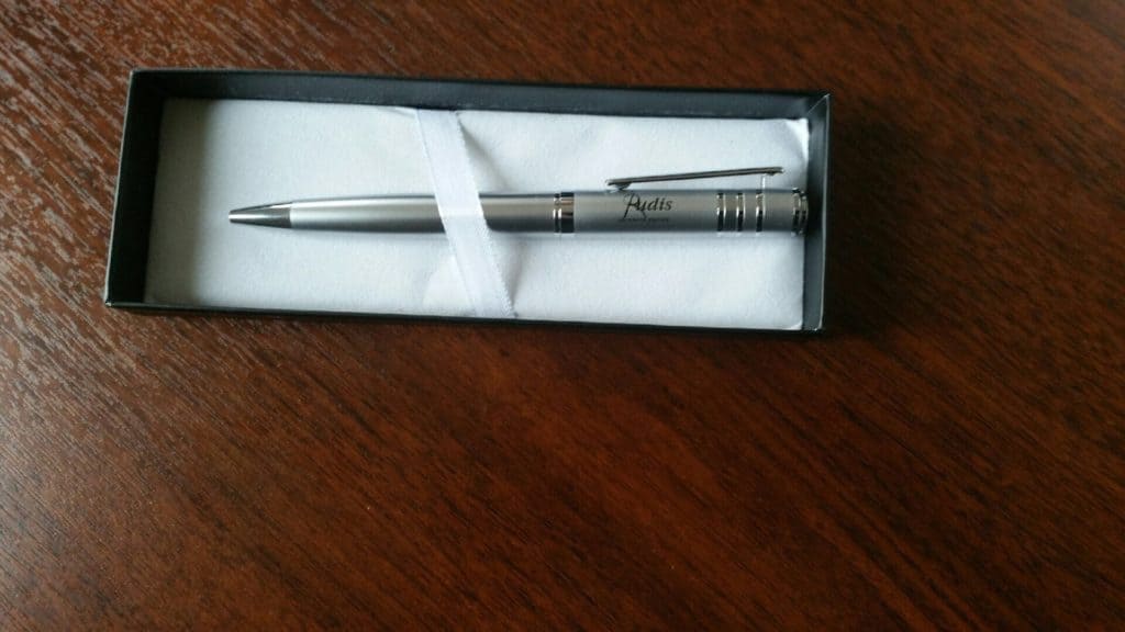 stylo gris